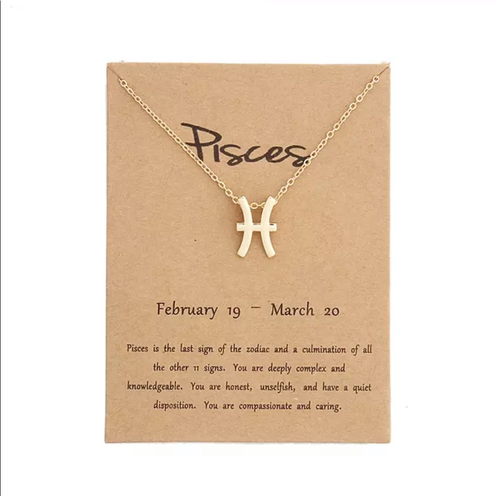 Dainty Astrology Zodiac Pendant Necklace - Picture 4 of 8